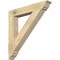 Ekena Millwork Traditional Traditional Rough Sawn Bracket, Douglas Fir, 4"W x 28"D x 28"H BKT04X28X28TRA01RDF - alternate 1